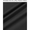 imageCOOFANDY Mens Wrinkle Free Shirts Casual Long Sleeve Button Down Dress ShirtsBlack