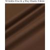 imageCOOFANDY Mens Wrinkle Free Shirts Casual Long Sleeve Button Down Dress ShirtsBrown