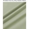imageCOOFANDY Mens Wrinkle Free Shirts Casual Long Sleeve Button Down Dress ShirtsLight Green