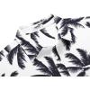imageCOOFANDY Mens Casual Button Down Shirts Short Sleeve Textured Summer Beach Shirt with PocketCoconut Treenavy