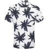 imageCOOFANDY Mens Casual Button Down Shirts Short Sleeve Textured Summer Beach Shirt with PocketCoconut Treenavy