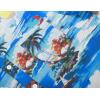imageCOOFANDY Mens Casual Button Down Shirts Short Sleeve Textured Summer Beach Shirt with PocketCool Islandblue