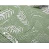 imageCOOFANDY Mens Casual Button Down Shirts Short Sleeve Textured Summer Beach Shirt with PocketGreenwhite Leaves