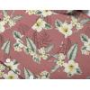 imageCOOFANDY Mens Casual Button Down Shirts Short Sleeve Textured Summer Beach Shirt with PocketHibiscus Flowerpink