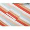 imageCOOFANDY Mens Casual Button Down Shirts Short Sleeve Textured Summer Beach Shirt with PocketRainbow Stripes