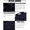 imageCOOFANDY Mens Linen Shirt Beach Summer Short Sleeve Button Down Casual ShirtsBlueviolet