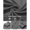 imageCOOFANDY Mens Shirt Jacket Long Sleeve Overshirt Casual Button Down Shacket Thermal Shirts with PocketsDark Grey