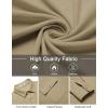imageCOOFANDY Mens Shirt Jacket Long Sleeve Overshirt Casual Button Down Shacket Thermal Shirts with PocketsKhaki