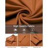 imageCOOFANDY Mens Shirt Jacket Long Sleeve Overshirt Casual Button Down Shacket Thermal Shirts with PocketsLight Brown