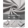 imageCOOFANDY Mens Shirt Jacket Long Sleeve Overshirt Casual Button Down Shacket Thermal Shirts with PocketsLight Grey