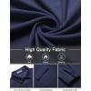 imageCOOFANDY Mens Shirt Jacket Long Sleeve Overshirt Casual Button Down Shacket Thermal Shirts with PocketsNavy Blue