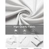 imageCOOFANDY Mens Shirt Jacket Long Sleeve Overshirt Casual Button Down Shacket Thermal Shirts with PocketsWhite