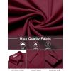 imageCOOFANDY Mens Shirt Jacket Long Sleeve Overshirt Casual Button Down Shacket Thermal Shirts with PocketsWine Red