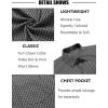imageCOOFANDY Mens Short Sleeve Button Down Shirts Wrinkle Free Dress Shirts Casual Polka Dot Print Shirt with PocketBlackwindmill