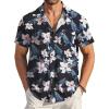 Navy-white Floral