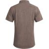 imageCOOFANDY Mens Casual Button Down Shirts Short Sleeve Linen Shirts Summer Beach Dress ShirtBrown