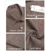imageCOOFANDY Mens Casual Button Down Shirts Short Sleeve Linen Shirts Summer Beach Dress ShirtBrown