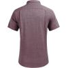 imageCOOFANDY Mens Casual Button Down Shirts Short Sleeve Linen Shirts Summer Beach Dress ShirtLinen  Flecking Wine Red