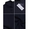 imageCOOFANDY Mens Casual Button Down Shirts Short Sleeve Linen Shirts Summer Beach Dress ShirtShort Sleeve  Navy Blue