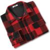 imageCOOFANDY Mens Flannel Shirts Long Sleeve Cotton Plaid Shirt Jacket Casual Button Down Shirt with PocketsWine Red