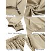 imageCOOFANDY Mens Tracksuit 2 Piece Quarter Zip Sweatsuit Sets Casual Athletic Running Jogging SuitsCoffee