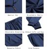 imageCOOFANDY Mens Tracksuit 2 Piece Quarter Zip Sweatsuit Sets Casual Athletic Running Jogging SuitsNavy Blue