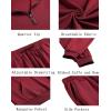 imageCOOFANDY Mens Tracksuit 2 Piece Quarter Zip Sweatsuit Sets Casual Athletic Running Jogging SuitsWine Red