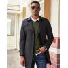 imageCOOFANDY Mens V Neck Pullover Sweater Slim Fit Casual Dress Sweater Lightweight Knitted SweatersArmy Green