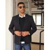 imageCOOFANDY Mens V Neck Pullover Sweater Slim Fit Casual Dress Sweater Lightweight Knitted SweatersBlack