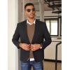 imageCOOFANDY Mens V Neck Pullover Sweater Slim Fit Casual Dress Sweater Lightweight Knitted SweatersBrown