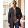 imageCOOFANDY Mens V Neck Pullover Sweater Slim Fit Casual Dress Sweater Lightweight Knitted SweatersBrown
