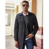 imageCOOFANDY Mens V Neck Pullover Sweater Slim Fit Casual Dress Sweater Lightweight Knitted SweatersDark Grey