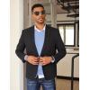 imageCOOFANDY Mens V Neck Pullover Sweater Slim Fit Casual Dress Sweater Lightweight Knitted SweatersLight Blue
