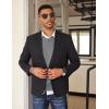 imageCOOFANDY Mens V Neck Pullover Sweater Slim Fit Casual Dress Sweater Lightweight Knitted SweatersLight Grey