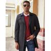imageCOOFANDY Mens V Neck Pullover Sweater Slim Fit Casual Dress Sweater Lightweight Knitted SweatersRed