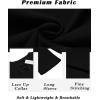 imageCOOFANDY Mens Linen Beach Tee Shirts Cotton Hippie Shirts V Neck Long Sleeve Tunic Big and Tall Yoga ShirtBlack