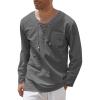 Long Sleeves-charcoal
