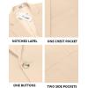 imageCOOFANDY Mens Casual Blazer Slim Fit Suit Jacket Lightweight One Button Business Sport CoatsBeige