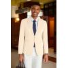 imageCOOFANDY Mens Casual Blazer Slim Fit Suit Jacket Lightweight One Button Business Sport CoatsBeige