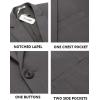 imageCOOFANDY Mens Casual Blazer Slim Fit Suit Jacket Lightweight One Button Business Sport CoatsDark Grey