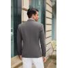 imageCOOFANDY Mens Casual Blazer Slim Fit Suit Jacket Lightweight One Button Business Sport CoatsDark Grey