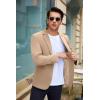 imageCOOFANDY Mens Casual Blazer Slim Fit Suit Jacket Lightweight One Button Business Sport CoatsKhaki
