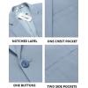 imageCOOFANDY Mens Casual Blazer Slim Fit Suit Jacket Lightweight One Button Business Sport CoatsLight Blue