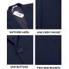 imageCOOFANDY Mens Casual Blazer Slim Fit Suit Jacket Lightweight One Button Business Sport CoatsNavy Blue