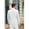 imageCOOFANDY Mens Casual Blazer Slim Fit Suit Jacket Lightweight One Button Business Sport CoatsWhite