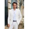 imageCOOFANDY Mens Casual Blazer Slim Fit Suit Jacket Lightweight One Button Business Sport CoatsWhite