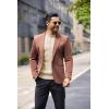 imageCOOFANDY Mens Knit Henley Sweater Long Sleeve Button Down Lightweight Sweater Fall Slim Fit Ribbed PulloverBeige