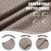 imageCOOFANDY Mens Knit Henley Sweater Long Sleeve Button Down Lightweight Sweater Fall Slim Fit Ribbed PulloverBrown and Grey