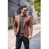 imageCOOFANDY Mens Knit Henley Sweater Long Sleeve Button Down Lightweight Sweater Fall Slim Fit Ribbed PulloverGrey