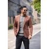imageCOOFANDY Mens Knit Henley Sweater Long Sleeve Button Down Lightweight Sweater Fall Slim Fit Ribbed PulloverLight Grey